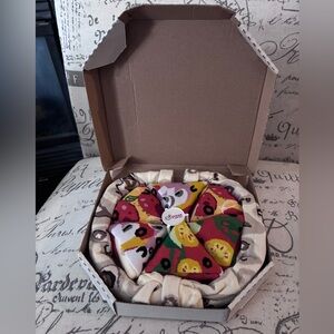 Pizza-Themed Socks (in box)
